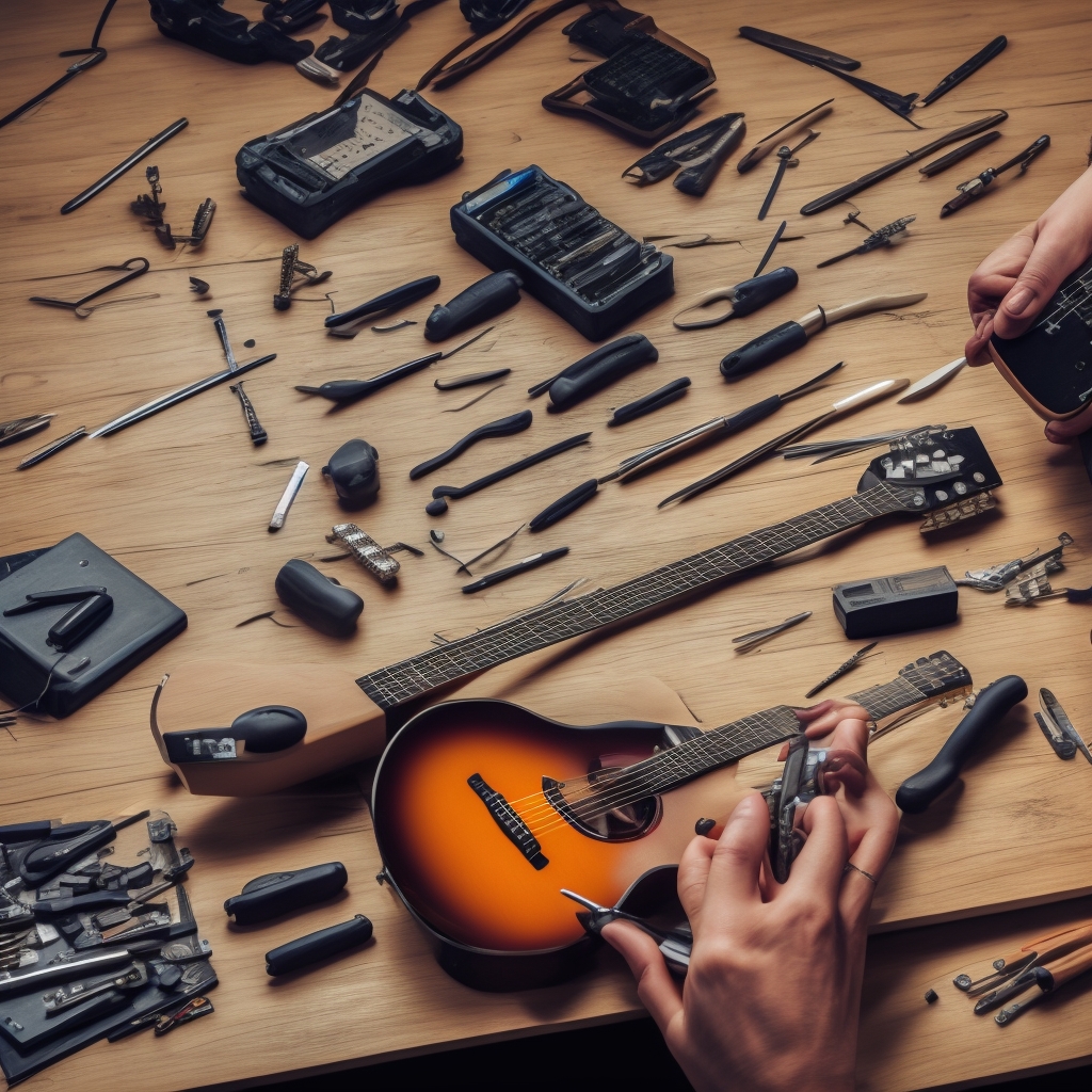 Professional guitar shop services